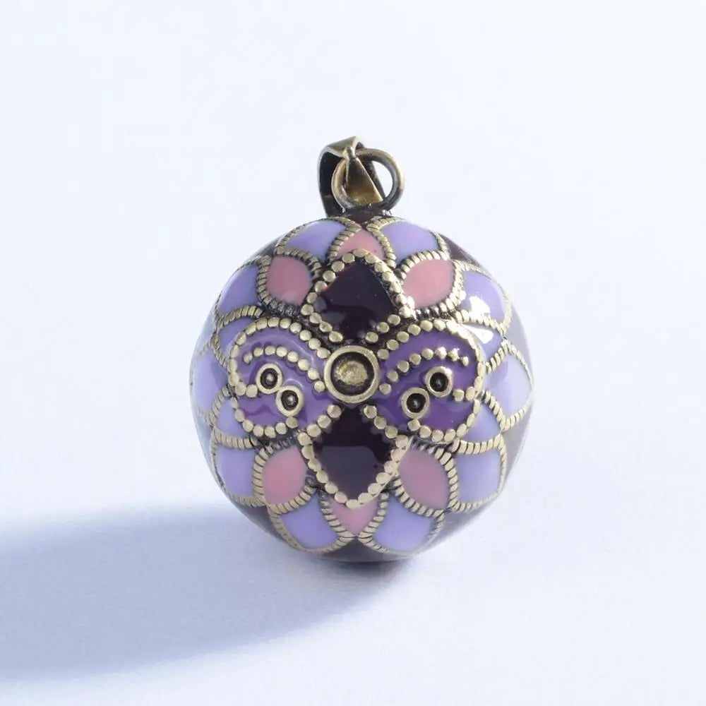 bola de grossesse 20mm fleur d'iris