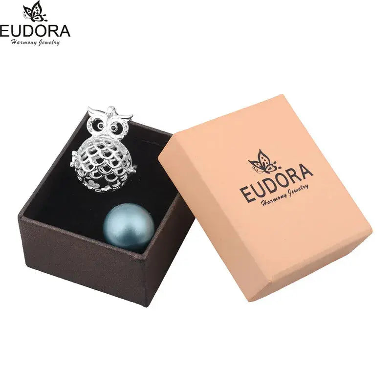 bola de grossesse 20mm hibou argenté Mon Shopping Bébé