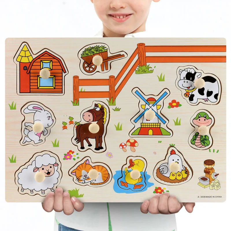 Jouet bebe - Jouet pour bébé - Puzzle 3D MontessoriBoard™