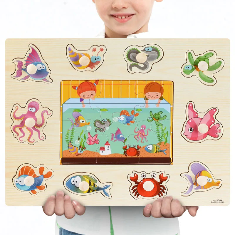 Jouet bebe - Jouet pour bébé - Puzzle 3D MontessoriBoard™