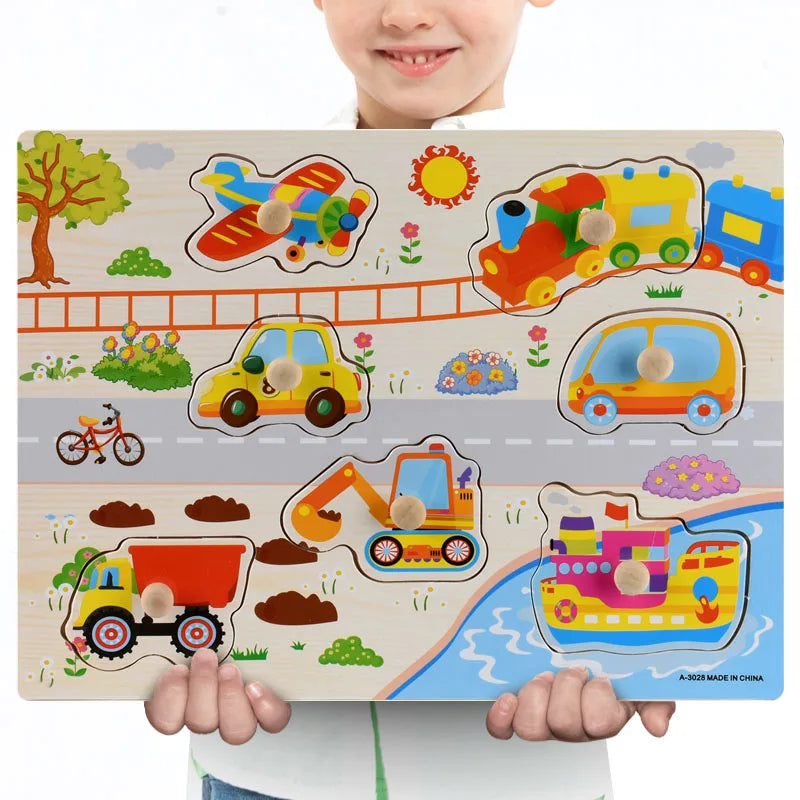Jouet bebe - Jouet pour bébé - Puzzle 3D MontessoriBoard™