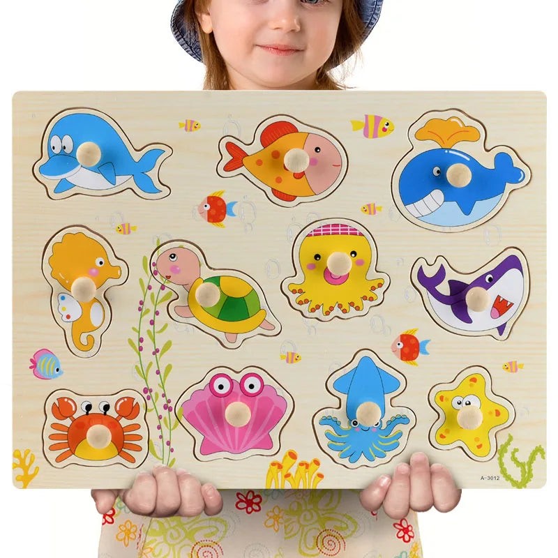 Jouet bebe - Jouet pour bébé - Puzzle 3D MontessoriBoard™