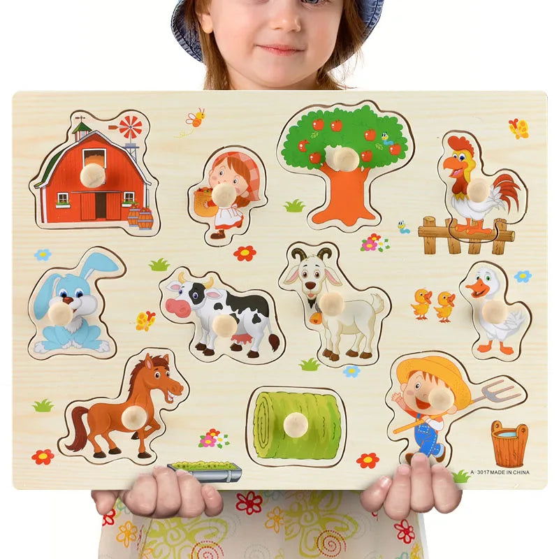 Jouet bebe - Jouet pour bébé - Puzzle 3D MontessoriBoard™
