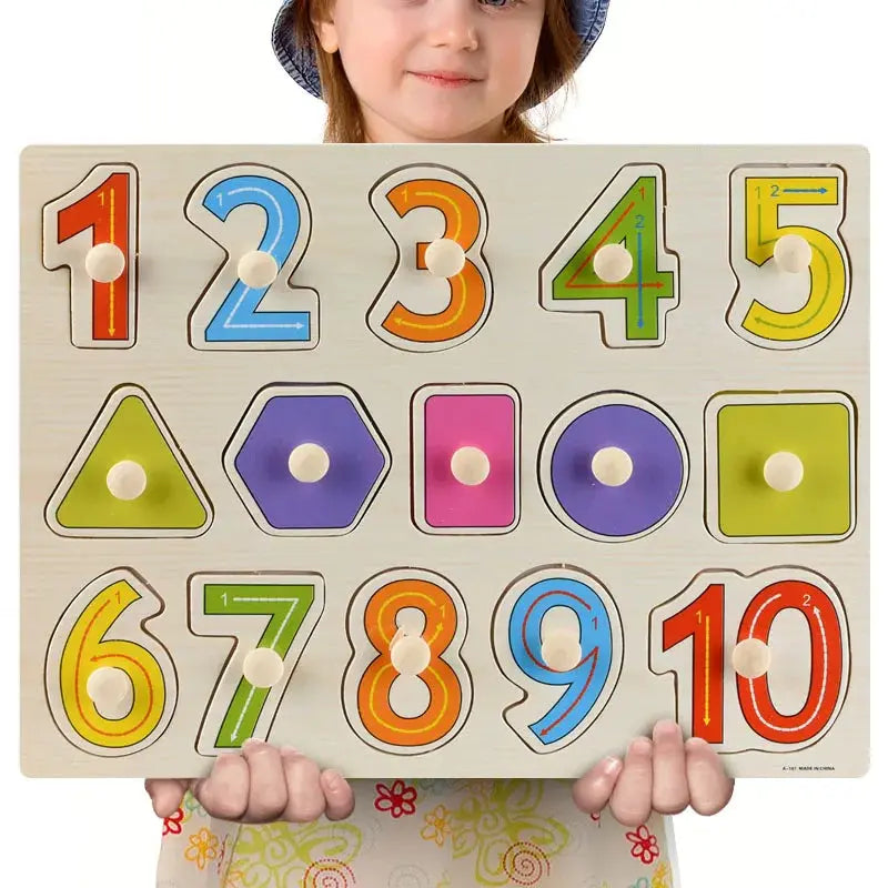 Jouet bebe - Jouet pour bébé - Puzzle 3D MontessoriBoard™ Mon Shopping Bébé