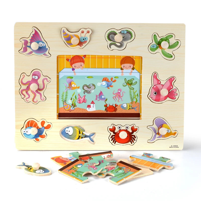 Jouet bebe - Jouet pour bébé - Puzzle 3D MontessoriBoard™
