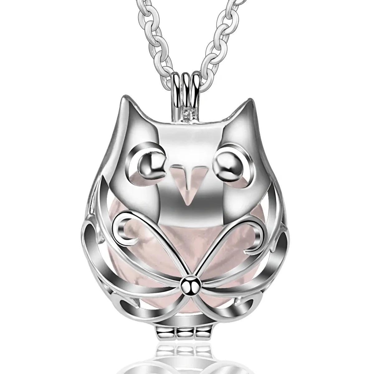 bola de grossesse 20mm Hibou argenté Mon Shopping Bébé