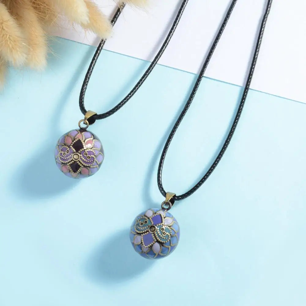 bola de grossesse 20mm fleur d'iris