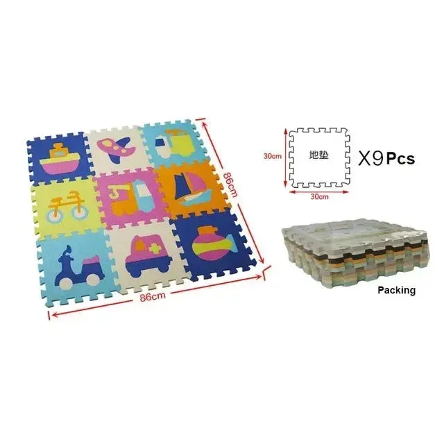 Tapis de jeu bébé - Tapis d'éveil Mon Shopping Bébé