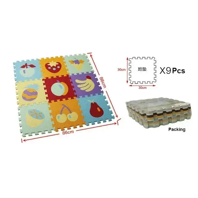 Tapis de jeu bébé - Tapis d'éveil Mon Shopping Bébé