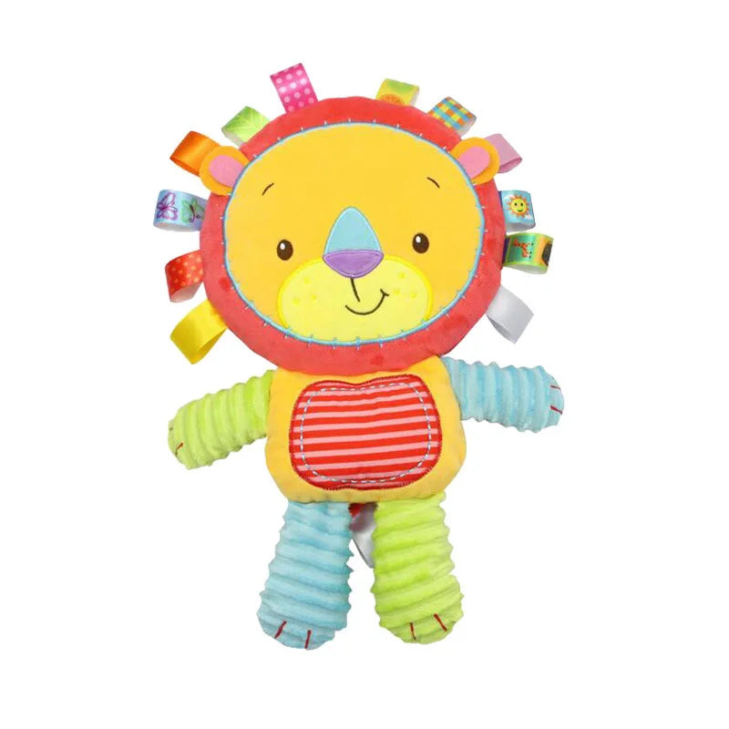 Hochet bébé - Jouet bebe - Peluche animaux de la jungle
