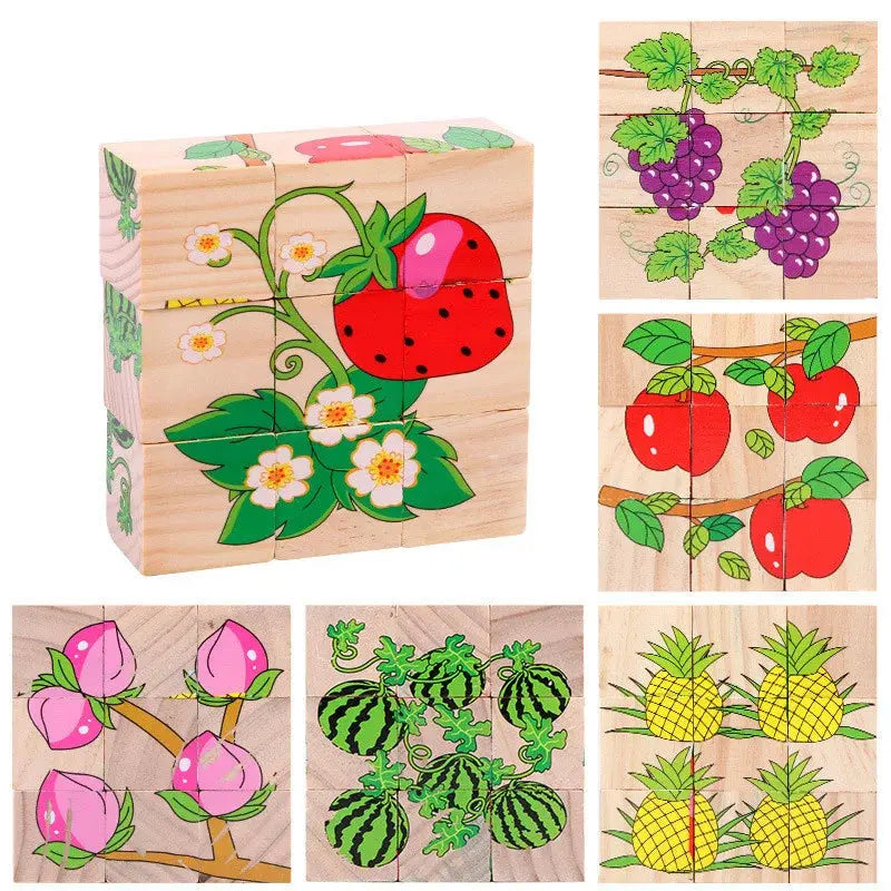 Jouet bebe - Jouet pour bébé - Puzzle cube - MontessoriBoard™ Mon Shopping Bébé