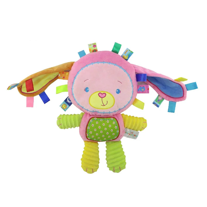 Hochet bébé - Jouet bebe - Peluche animaux de la jungle