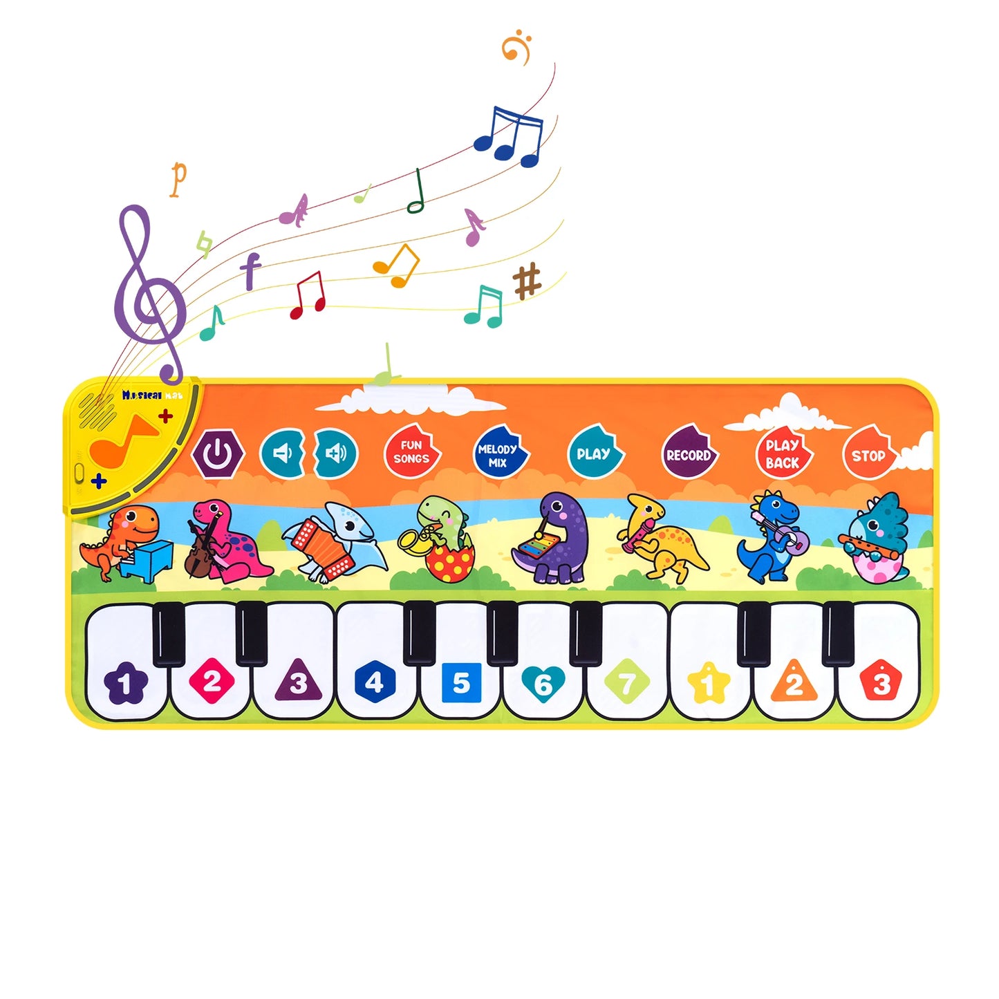 Tapis d'éveil pliable - Tapis piano bébé
