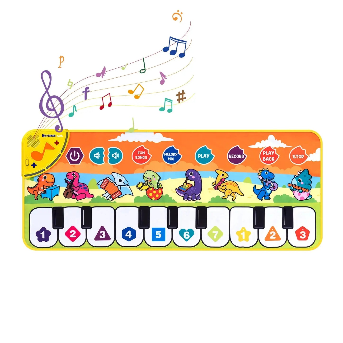 Tapis d'éveil pliable - Tapis piano bébé Mon Shopping Bébé