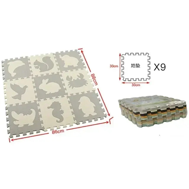 Tapis de jeu bébé - Tapis d'éveil Mon Shopping Bébé