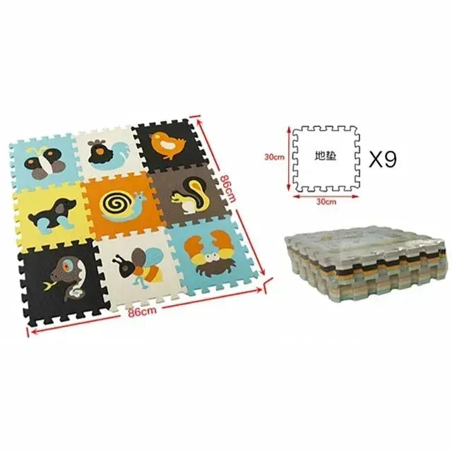 Tapis de jeu bébé - Tapis d'éveil Mon Shopping Bébé
