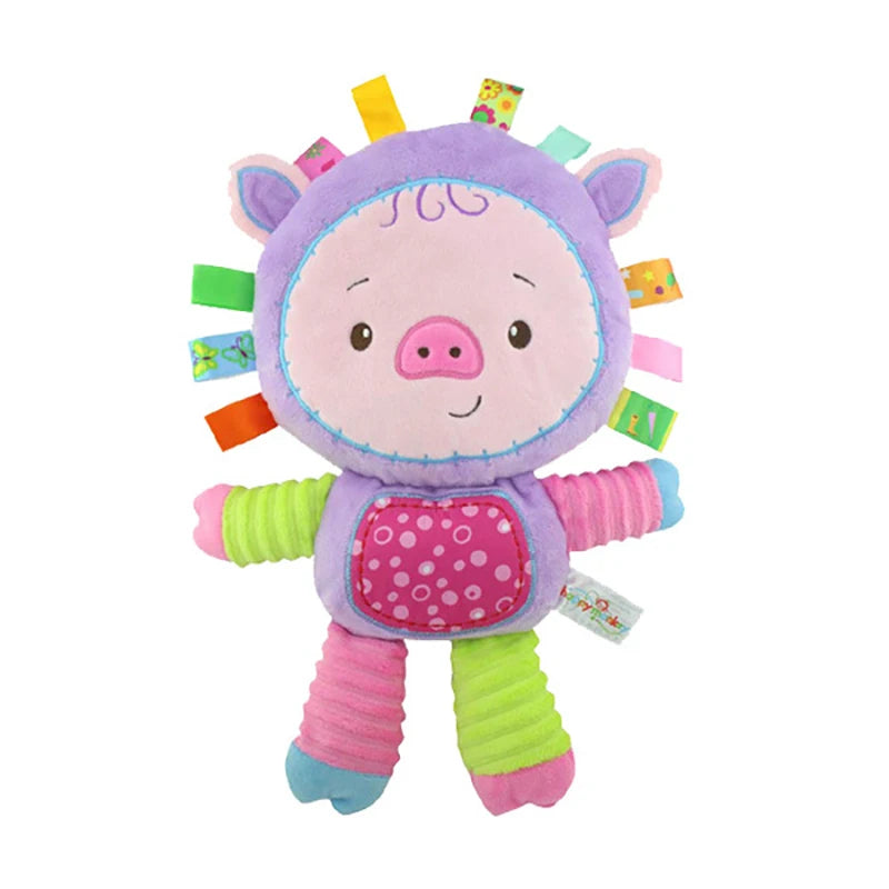 Hochet bébé - Jouet bebe - Peluche animaux de la jungle