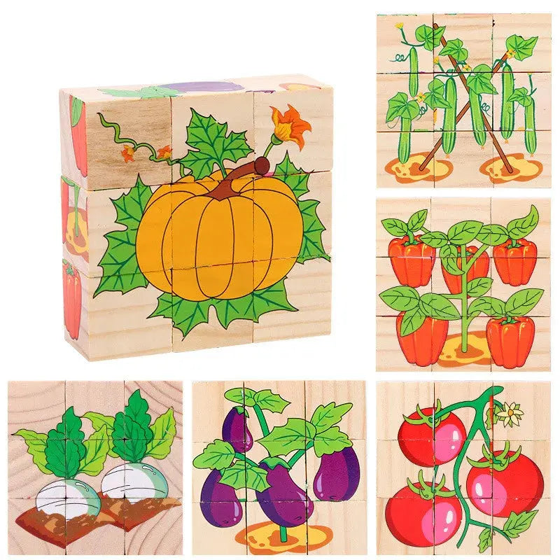 Jouet bebe - Jouet pour bébé - Puzzle cube - MontessoriBoard™ Mon Shopping Bébé
