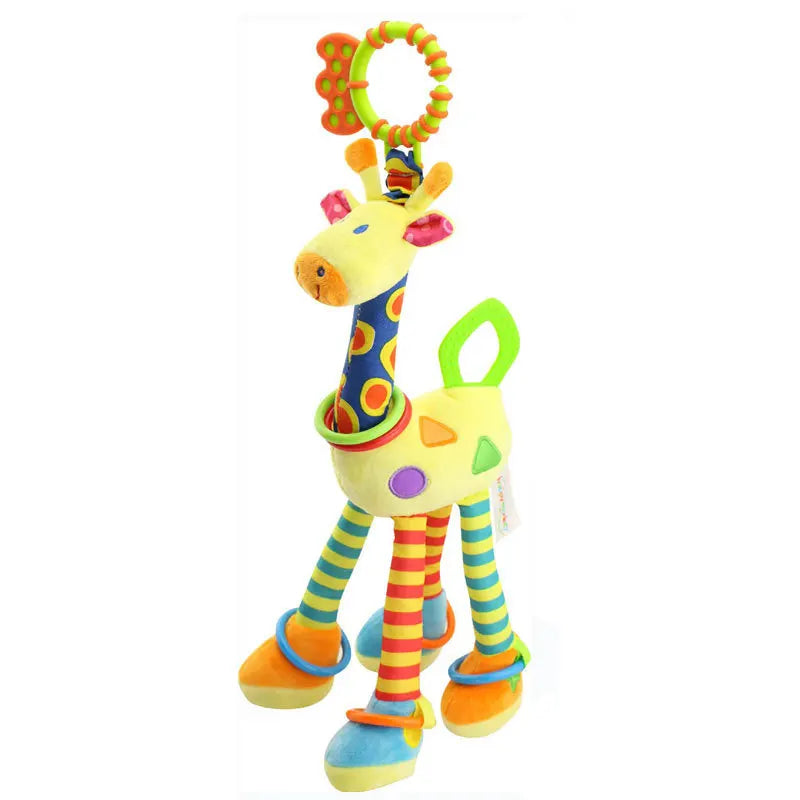 Hochet bébé - Girafe en peluche