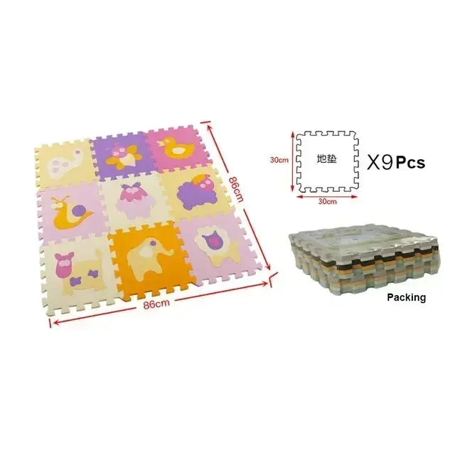 Tapis de jeu bébé - Tapis d'éveil Mon Shopping Bébé