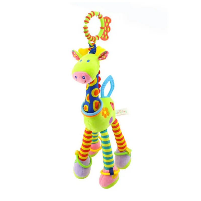 Hochet bébé - Girafe en peluche