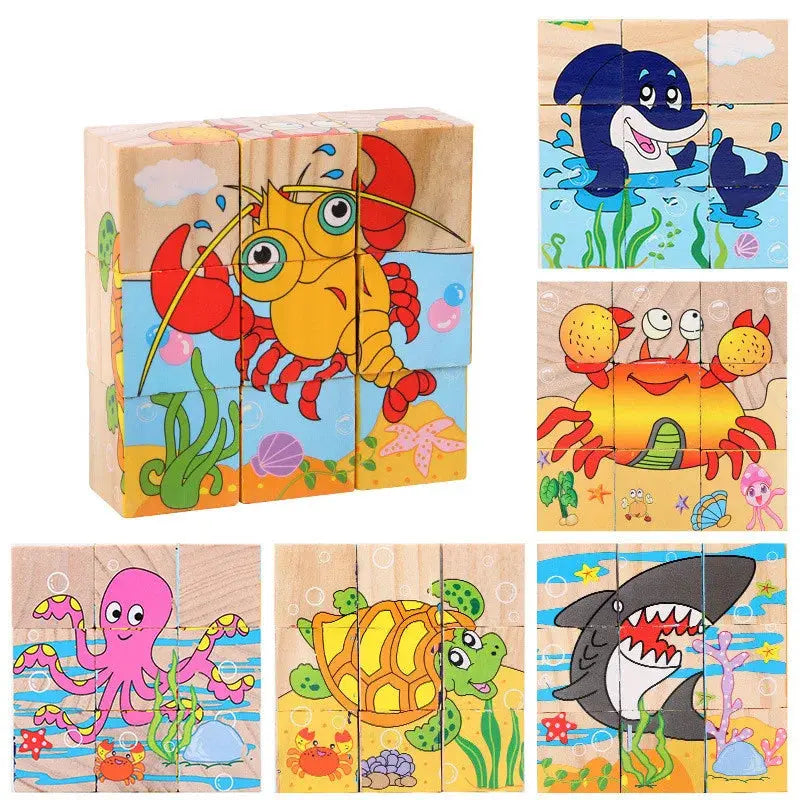 Jouet bebe - Jouet pour bébé - Puzzle cube - MontessoriBoard™ Mon Shopping Bébé