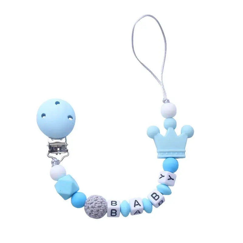 Attache tetine personnalisable - Attache sucette - Ours Mon Shopping Bébé