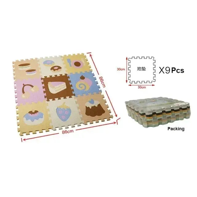 Tapis de jeu bébé - Tapis d'éveil Mon Shopping Bébé