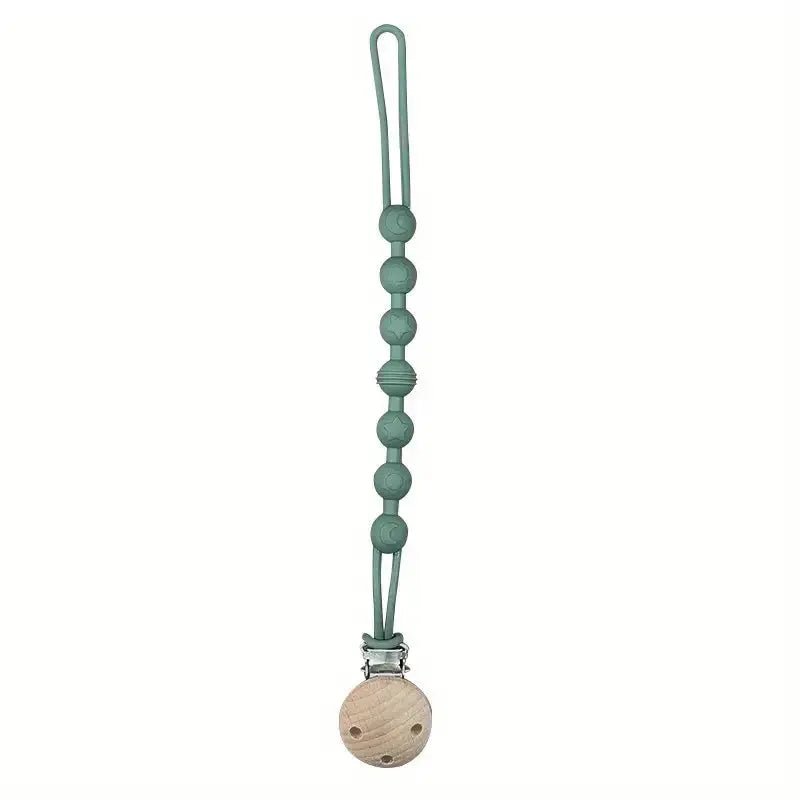 Attache tetine - Attache sucette - Bois - Mon Shopping Bébé