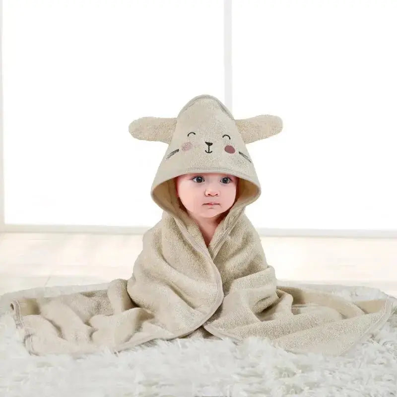 Cape de bain bébé - Douceur Cocooning - serviette de bain en coton - Mon Shopping Bébé