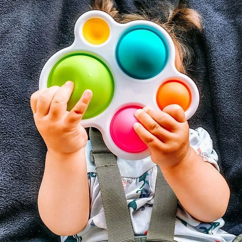 Jouet d'Éveil - PuzzleBoard™ - Blanc - Mon Shopping Bébé