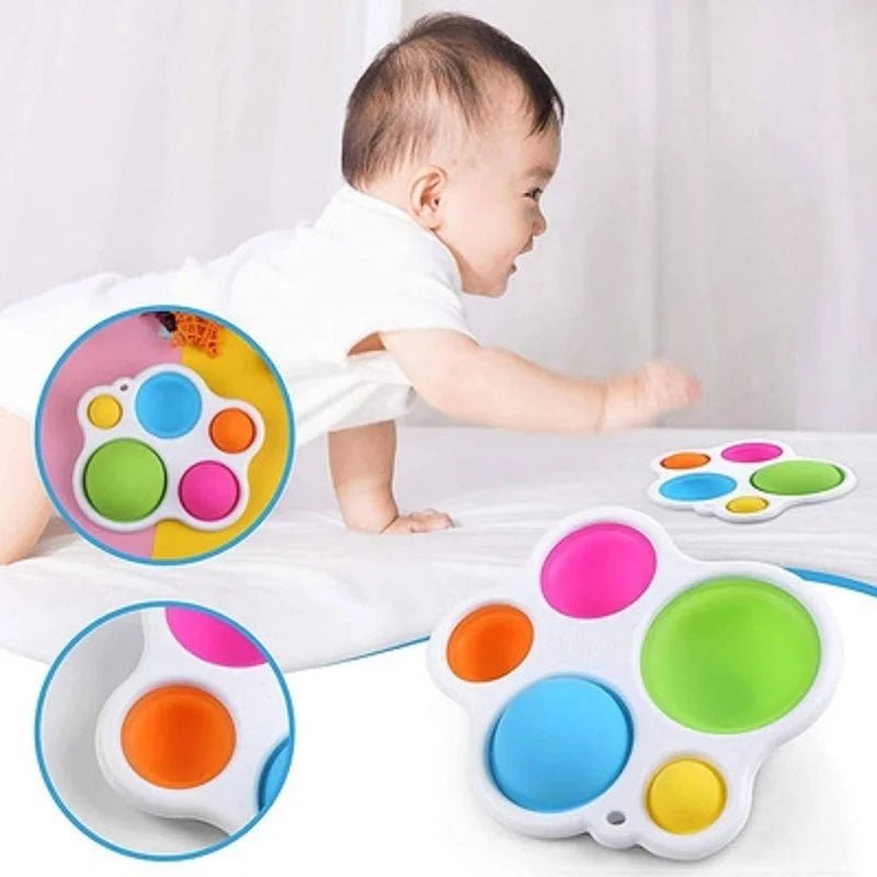 Jouet d'Éveil - PuzzleBoard™ - Blanc - Mon Shopping Bébé