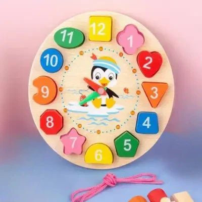 Jouet en Bois - WoodenToys™ - Horloge - Mon Shopping Bébé