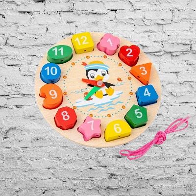 Jouet en Bois - WoodenToys™ - Horloge - Mon Shopping Bébé
