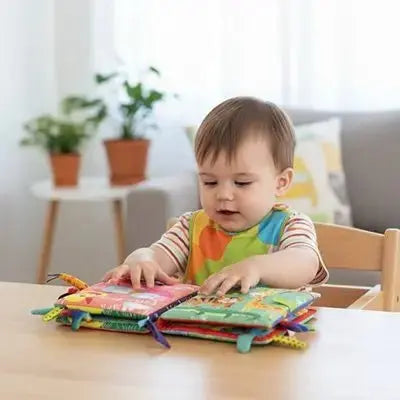 Livre bebe en tissus | Coloré et Lavable - Mon Shopping Bébé