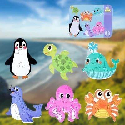 Puzzle Montessori - BabyPuzzle™ - Océan - Mon Shopping Bébé