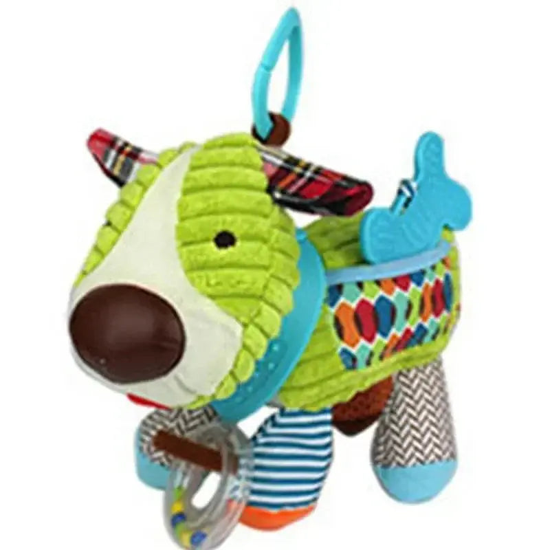 Hochet bébé - Jouet bébé - Peluche Animaux Mon Shopping Bébé