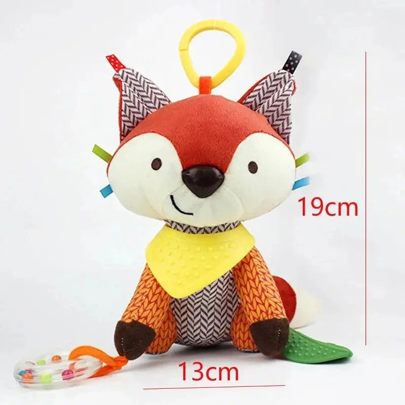 Hochet bébé - Jouet bébé - Peluche Animaux Mon Shopping Bébé