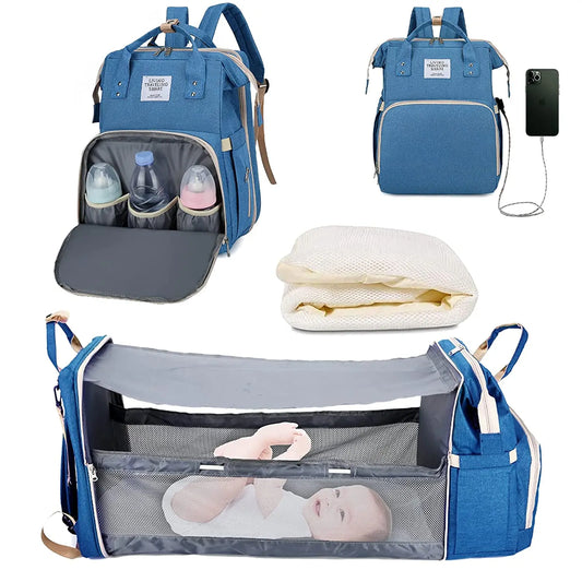 Sac à langer - Sac à langer bébé - Sac à dos à langer 2en1