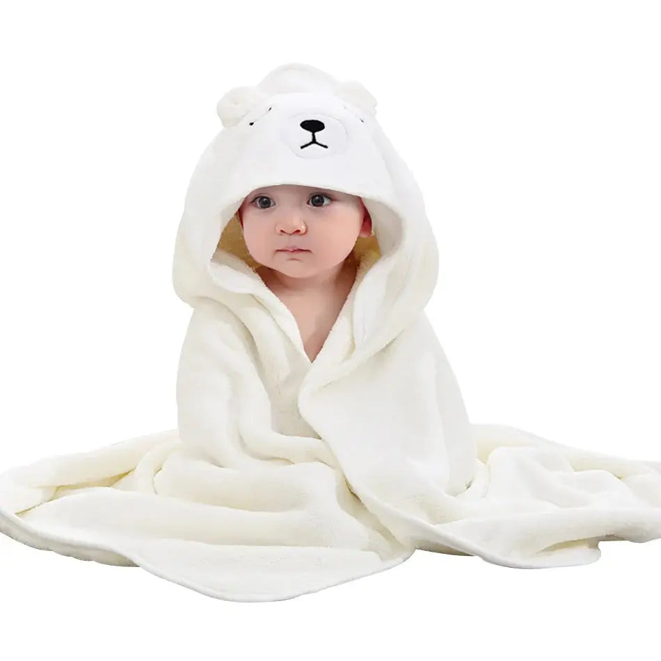 Cape de bain bébé - Microfibre Ultra-Douce - Mon Shopping Bébé