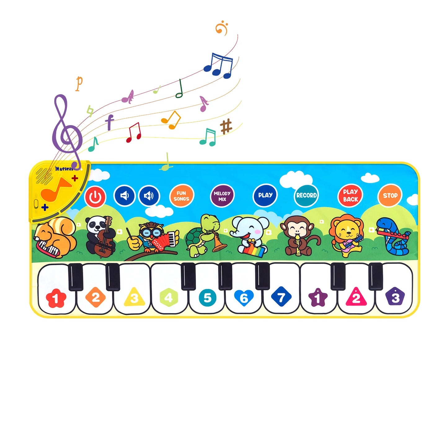Tapis d'éveil pliable - Tapis piano bébé