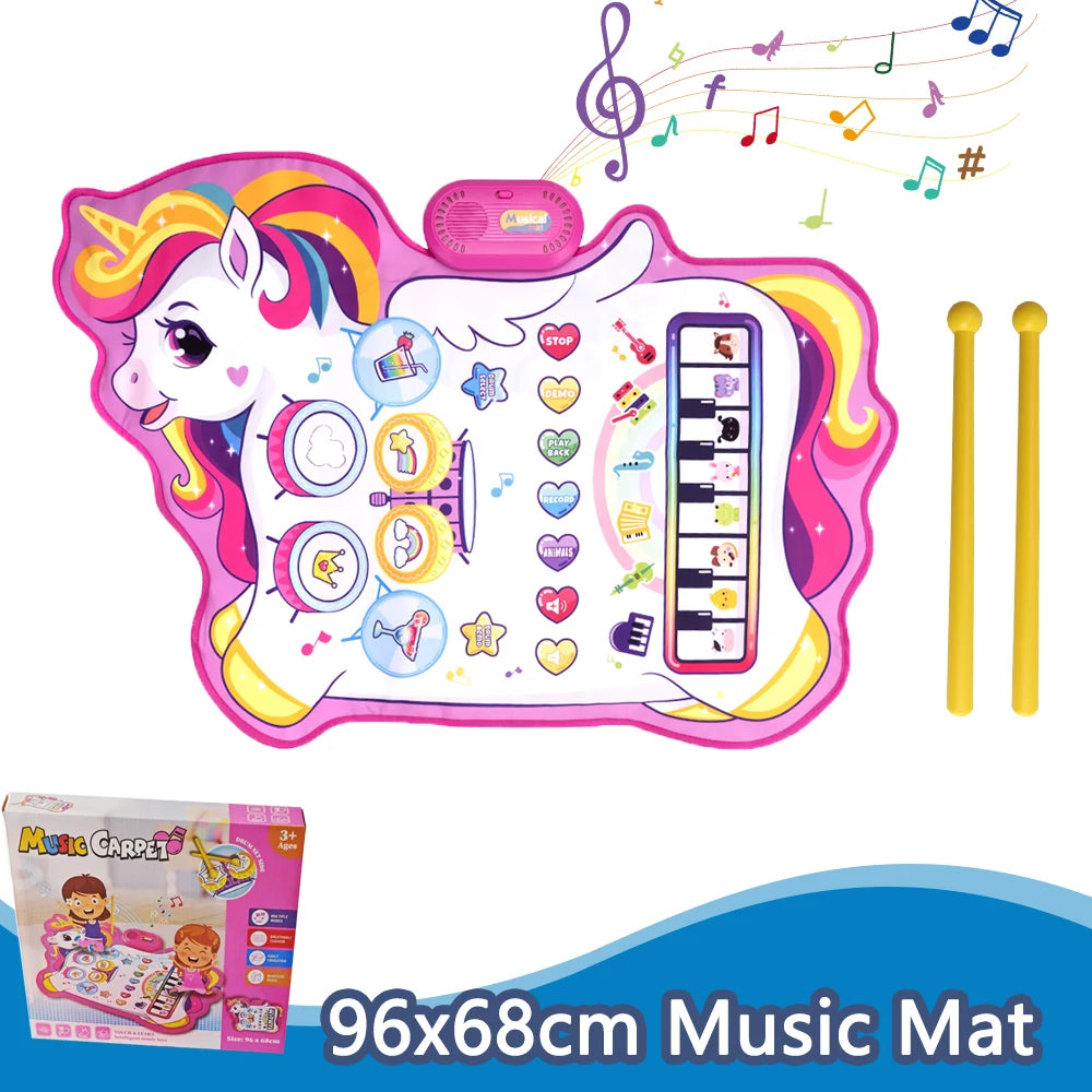 Tapis d'éveil pliable - Tapis piano bébé