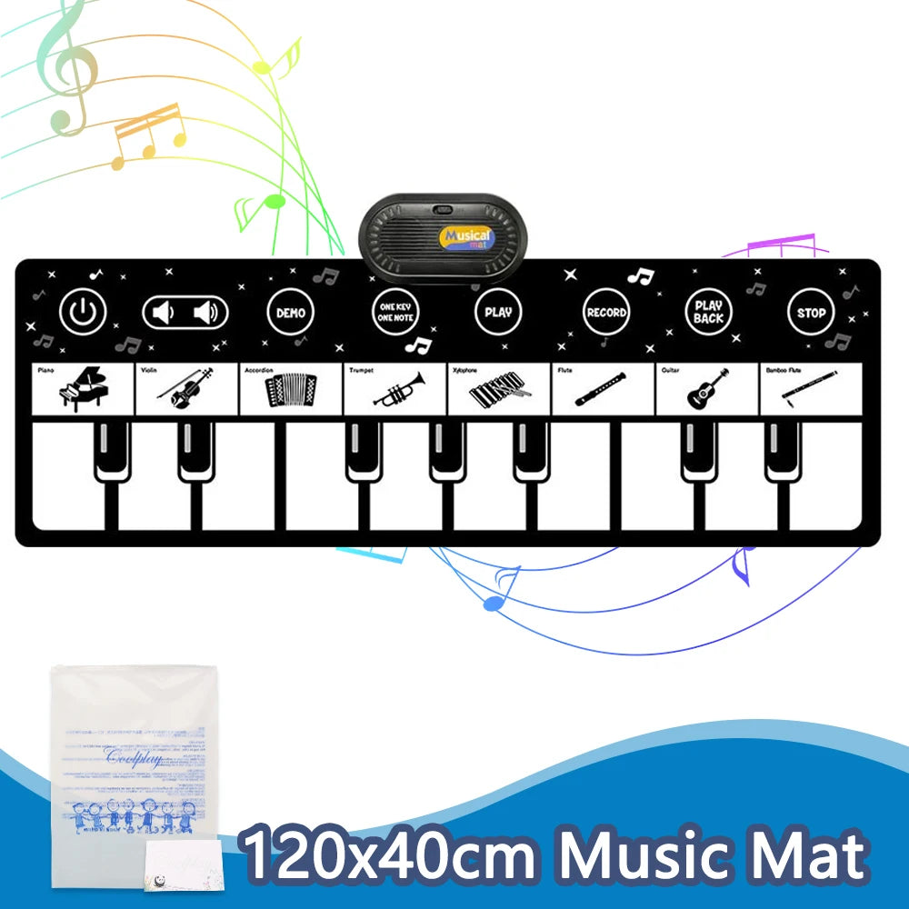Tapis d'éveil pliable - Tapis piano bébé