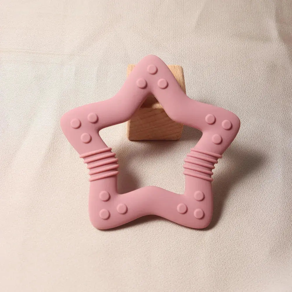 Anneau de dentition - Forme cœur étoile - Mon Shopping Bébé