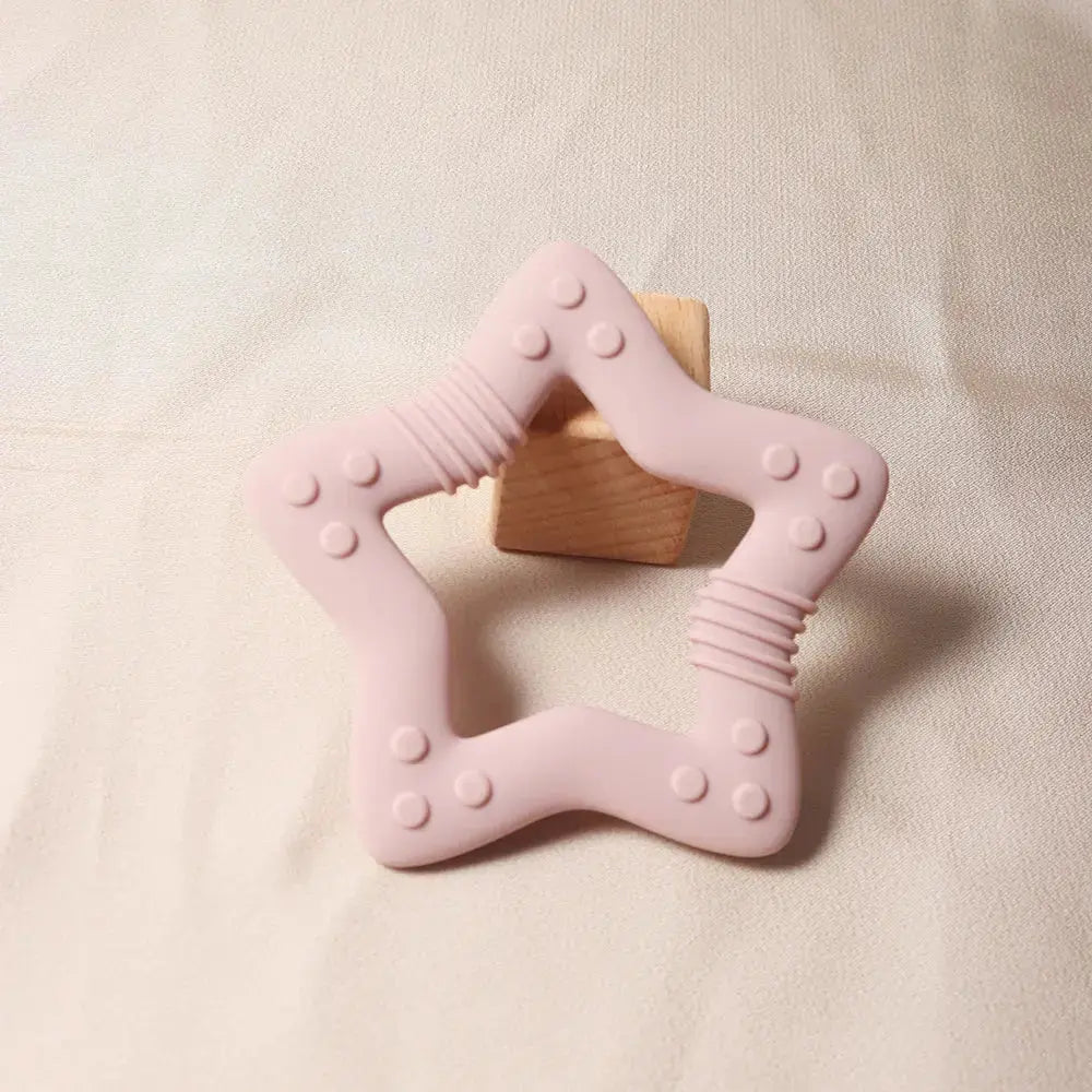 Anneau de dentition - Forme cœur étoile - Mon Shopping Bébé