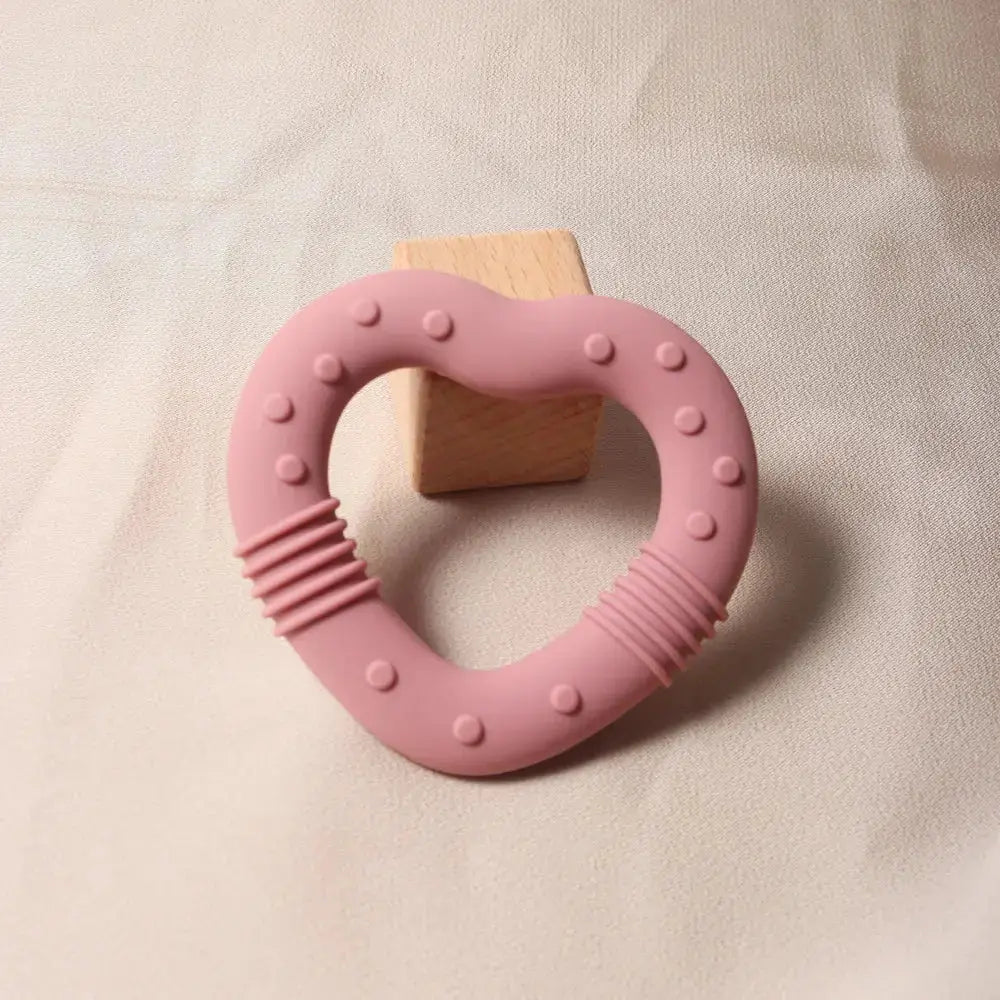 Anneau de dentition - Forme cœur étoile - Mon Shopping Bébé