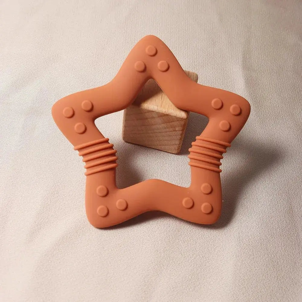 Anneau de dentition - Forme cœur étoile - Mon Shopping Bébé