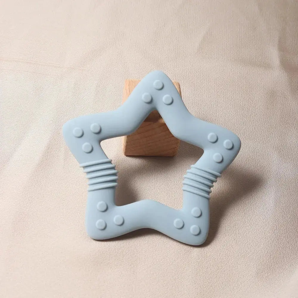 Anneau de dentition - Forme cœur étoile - Mon Shopping Bébé
