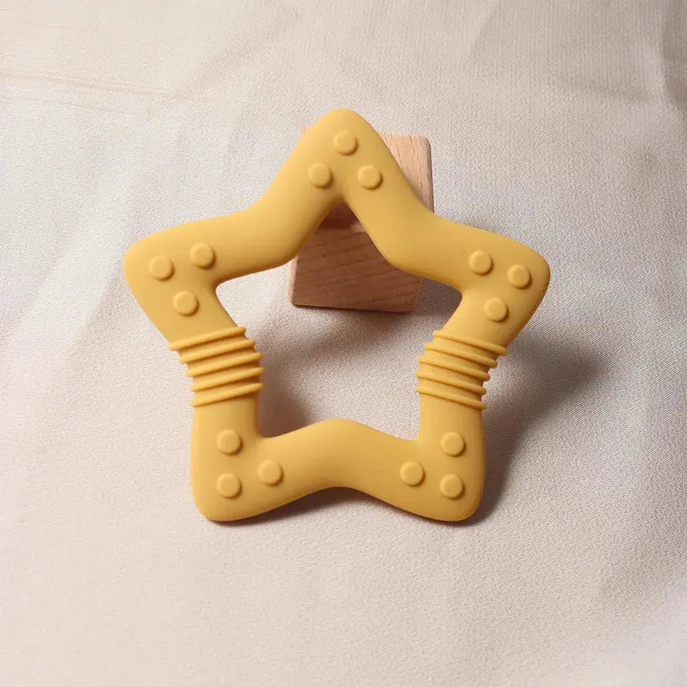 Anneau de dentition - Forme cœur étoile - Mon Shopping Bébé