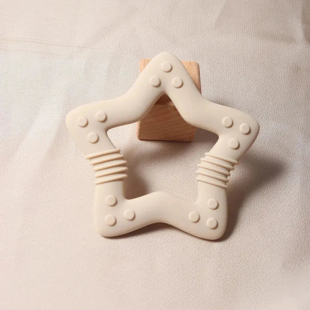 Anneau de dentition - Forme cœur étoile - Mon Shopping Bébé